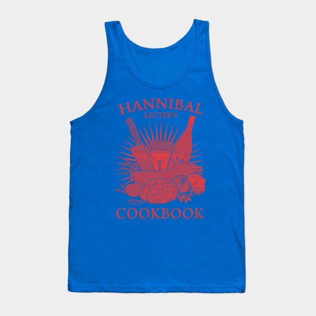 Hannibal Lecter's Cookbook Tank Top by jozvoz